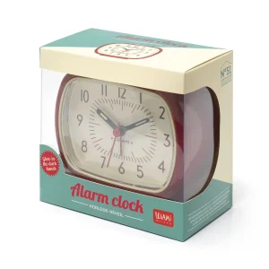 Vintage Inspired Alarm Clock – Red