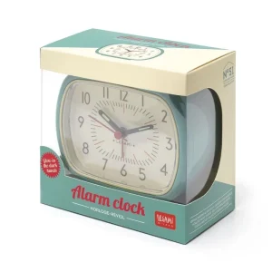 Vintage Inspired Alarm Clock - Aqua