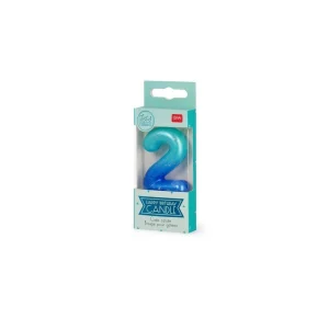 Cake Candle - 2 - Blue