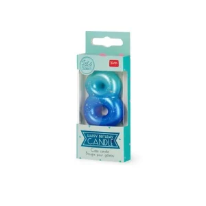 Cake Candle - 8 - Blue