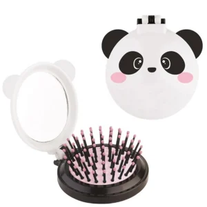 Foldable Hairbrush - Panda