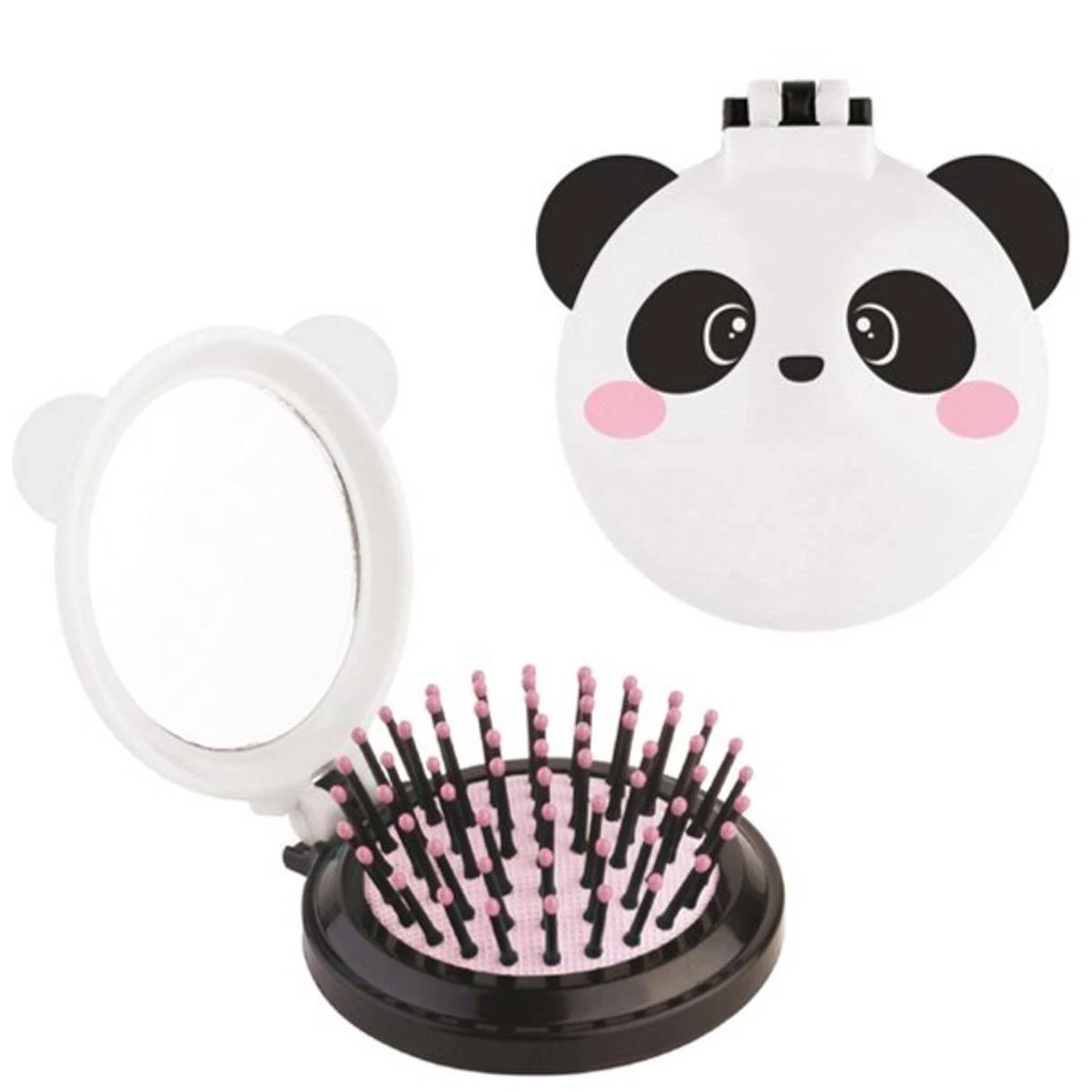 Foldable Hairbrush - Panda