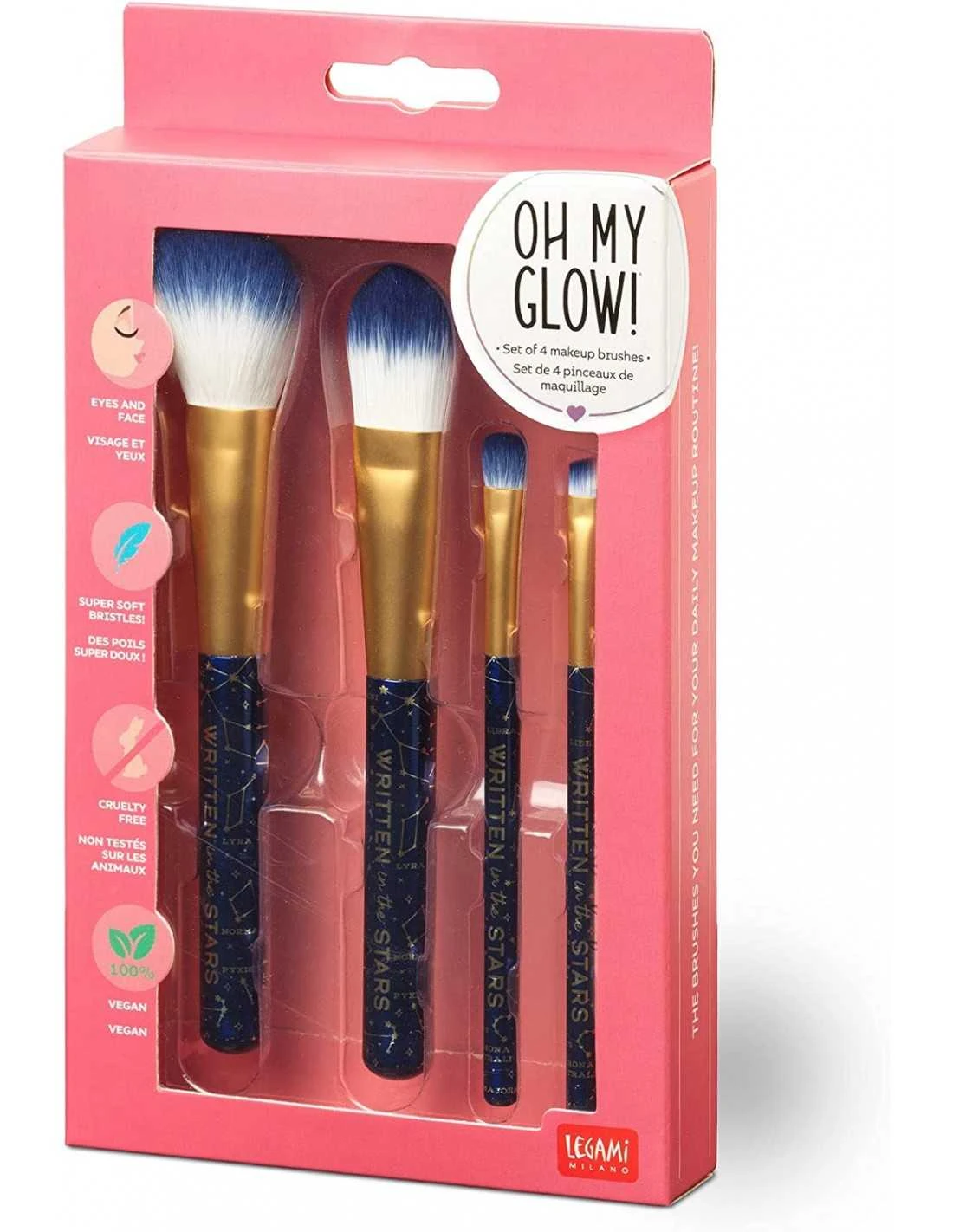 Makeup Brushes x 4 - Stars