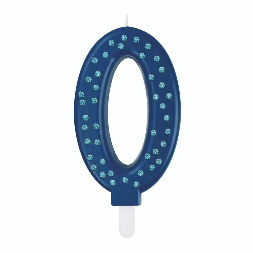 Maxi Cake Candle - 0 - Blue