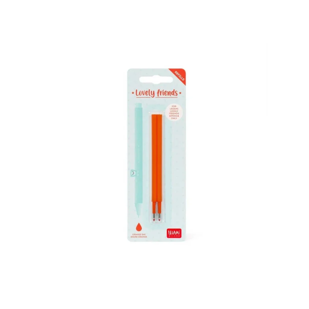 Erasable Pen Refills x 2 Pcs - Orange