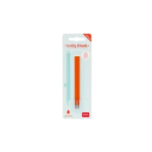 Erasable Pen Refills x 2 Pcs - Orange