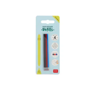 4 Refills 3 Colour Erasing Gep Pens