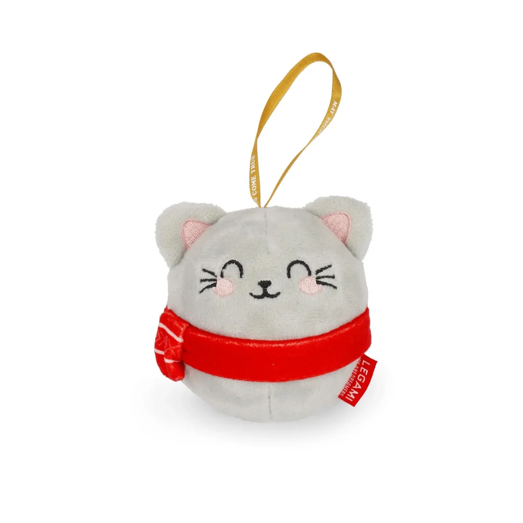 Xmas Ho-Ho-Oh Plush Kitty Christmas Décor