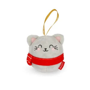 Xmas Ho-Ho-Oh Plush Kitty Christmas Décor