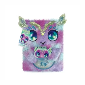 Nebulous Stars 2-In-1 Fuzzy Notebook - Lilya