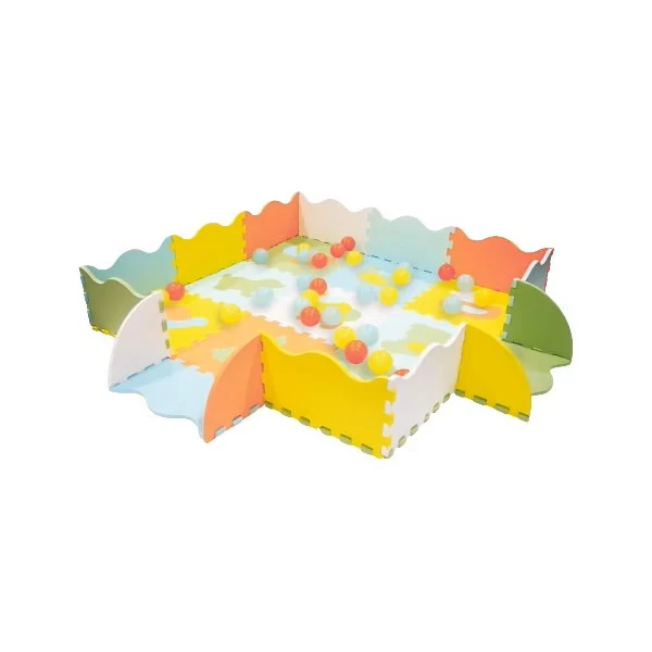 Foam Tiles With Edge And 50 Balls