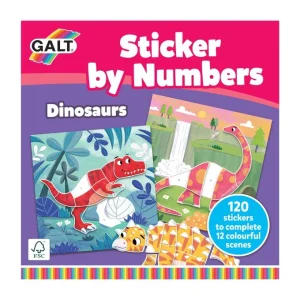 Galt Sticker By Numbers - Dinosaurs