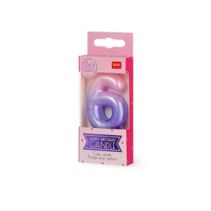 HAPPY BIRTHDAY CANDLE – CAKE CANDLE – 6 – PINK