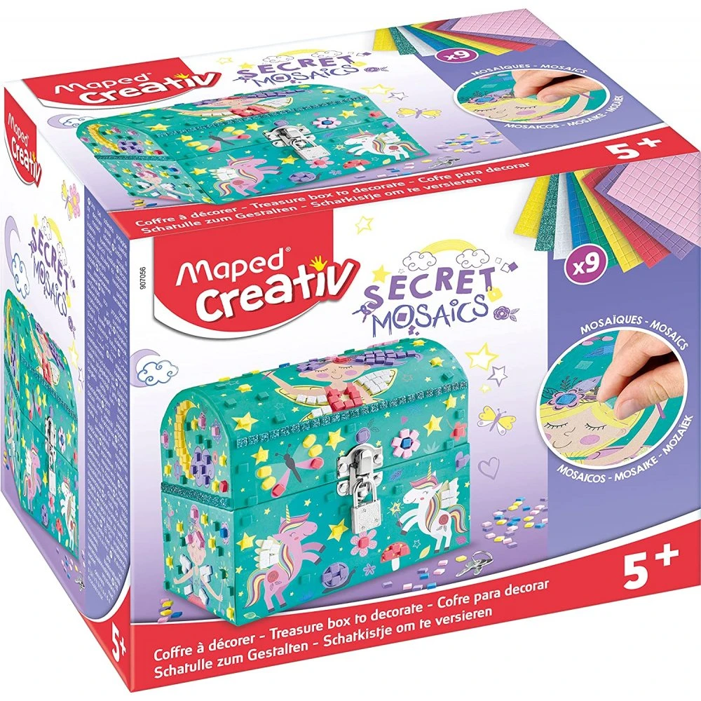 Maped Creativ - Secret Mosaics - My Secret Chest