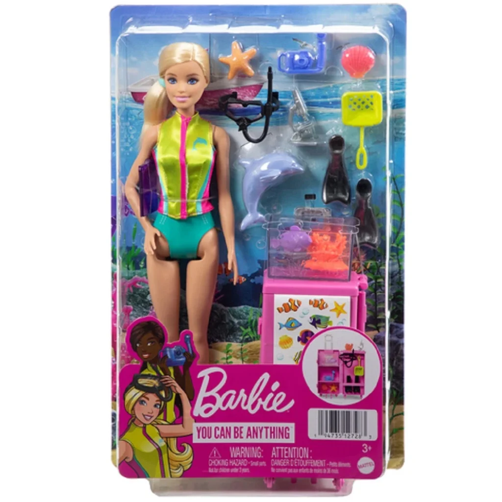 Barbie Marine Biologist Doll Playset