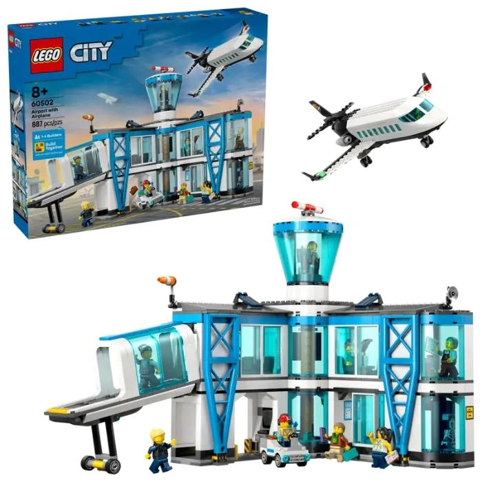 LEGO City Airport With Airplane 887Pcs