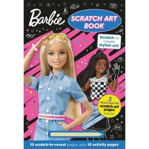 Barbie Scratch Art Activity Book