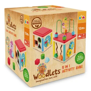 Addo Woodlets 5-in-1 Activity Cube