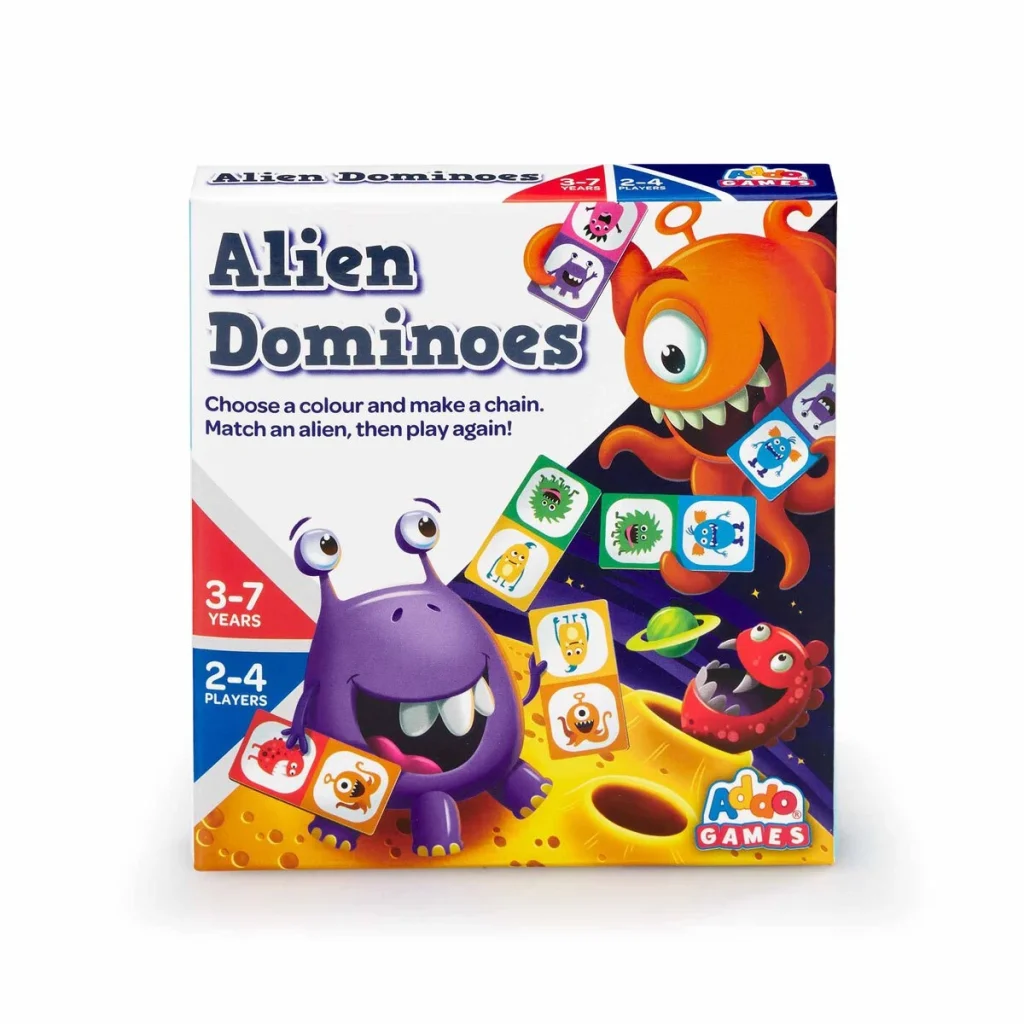 Addo Games Alien Dominoes Mini Card Game
