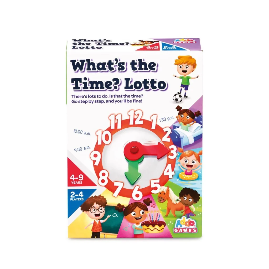 Addo Games What's The Time? Lotto Card Game