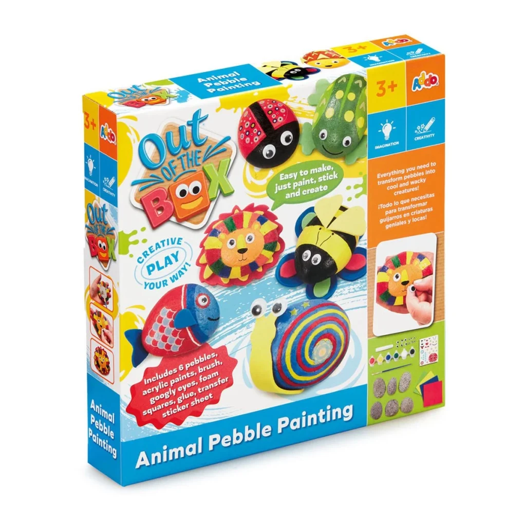Addo Games Out Of The Box Animal Pebble Painting