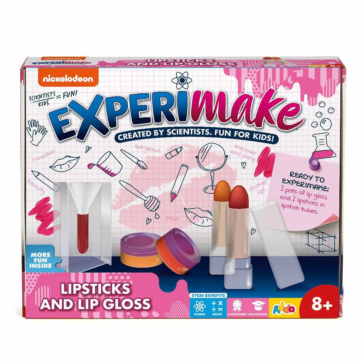 Nickelodeon Experimake Lipsticks and Lip Gloss