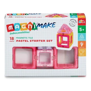 Magnimake 18 Piece Pastel Starter Set