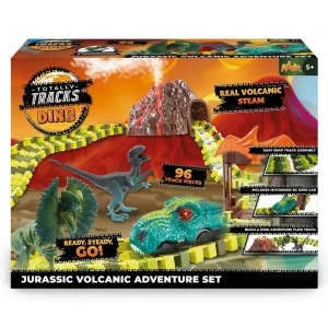 Addo Totally Tracks Jurassic Volcanic Playset