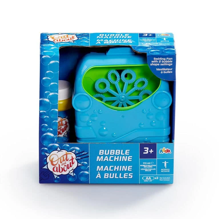 Out And About Bubble Machine - Blue