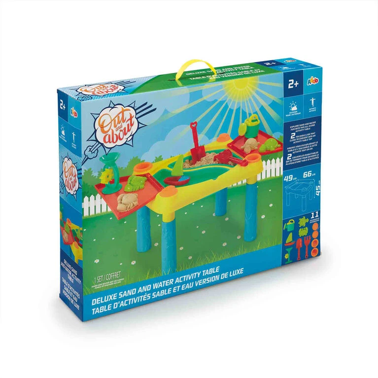 Out & About Deluxe Sand & Water Table