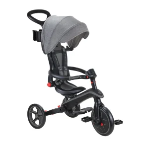 Globber Explorer Trike Foldable 4 n 1 - Black Grey