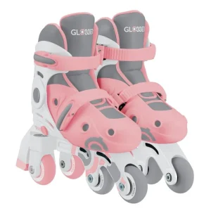 Learning Inline Skates 2In1 Size30-33 Pastel Pink