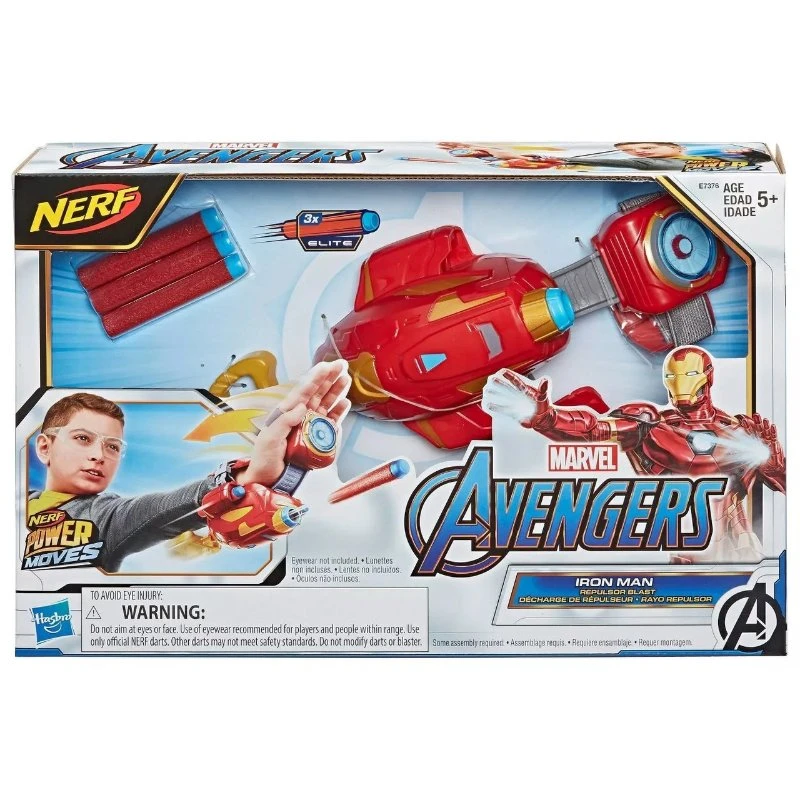 HASBRO NERF POWER MOVES MARVEL AVENGERS IRON MAN