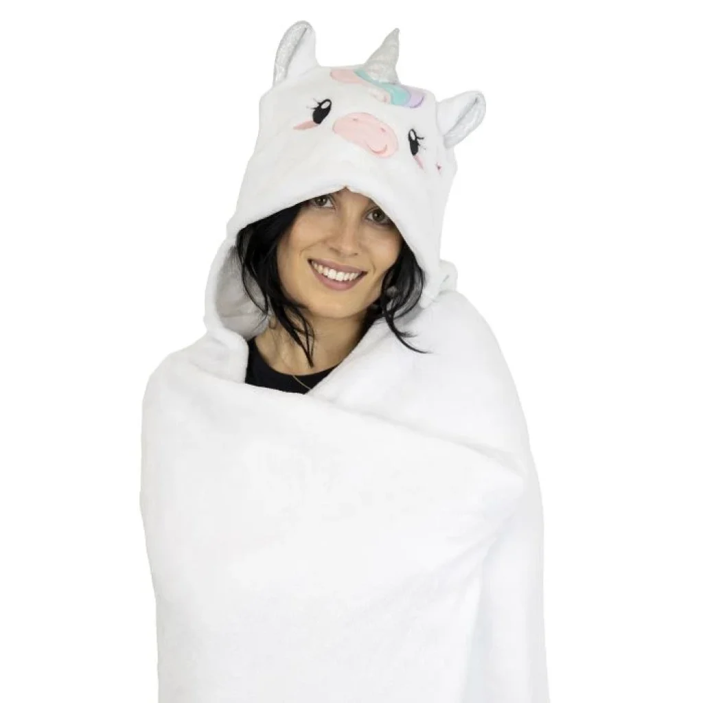 Cosy Hugs! - Hooded Blanket - Unicorn