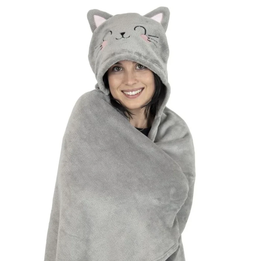 Cosy Hugs! - Hooded Blanket - Kitty