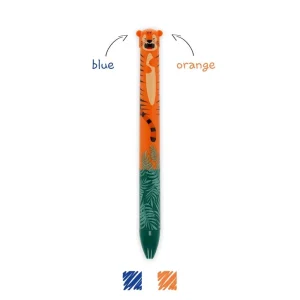 2 Colour Pen Blue & Orange - Tiger