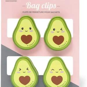 Bag Clips x 4 Pcs - Avocado