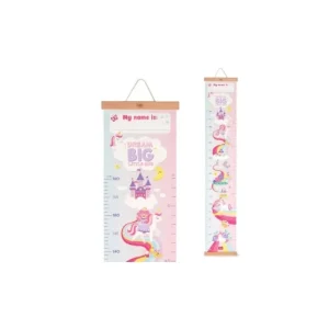 Wall-hanging Height Chart – Dream Big – Unicorn