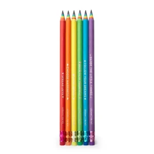 Set of 6 HB Graphite Pencils