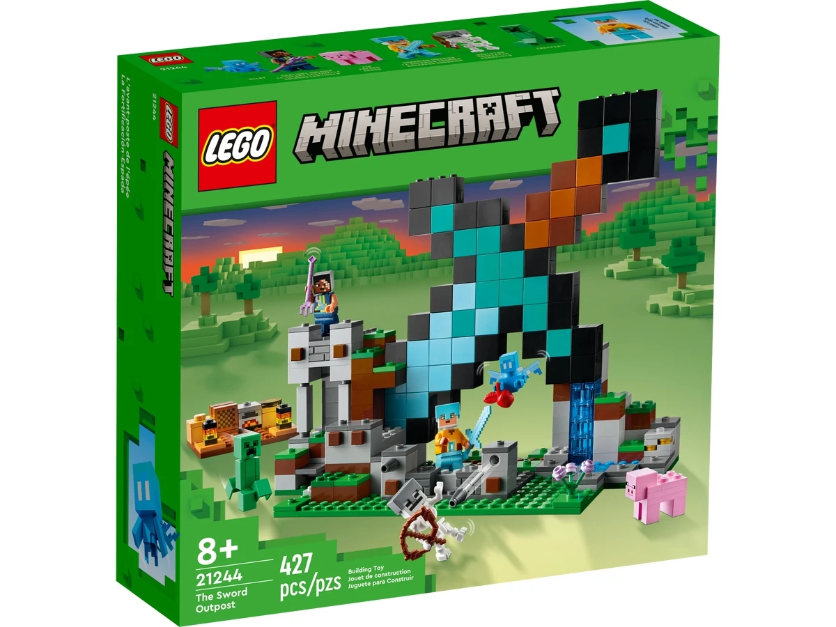 LEGO Minecraft The Sword Outpost 427 Pieces