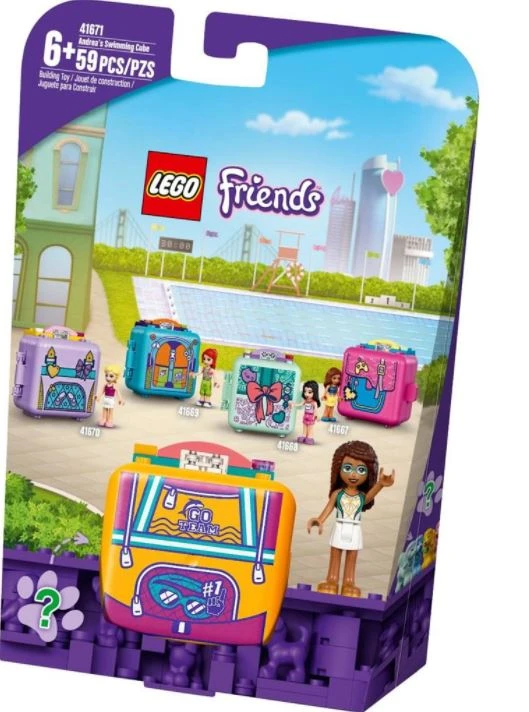 LEGO Friends Andreas Swimming Cube 59 Pieces