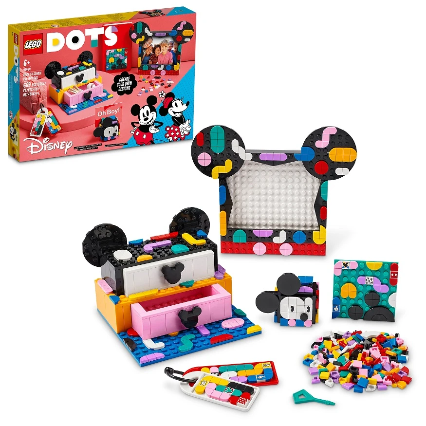 LEGO Dots Mickey & Minnie Back 2 School 669 Pieces