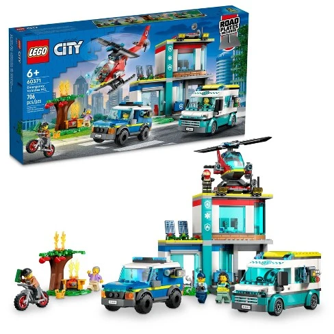 LEGO City Emergency Vehicles HQ 706 Pieces