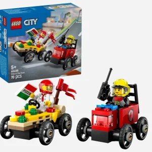 LEGO City Pizza Fire Truck Race Car Pack 70 Pcs