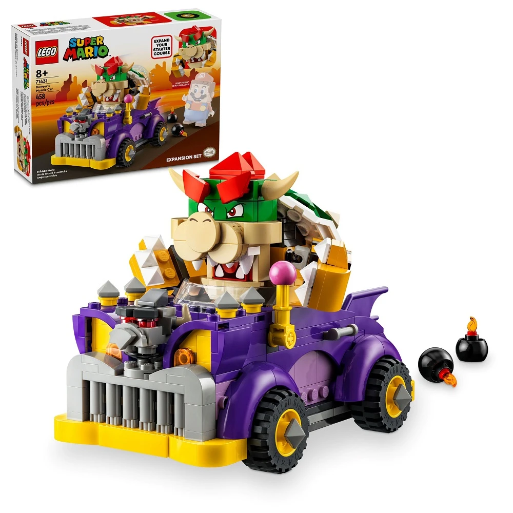 LEGO Super Mario Bowser's Muscle Car Set 458 Pcs