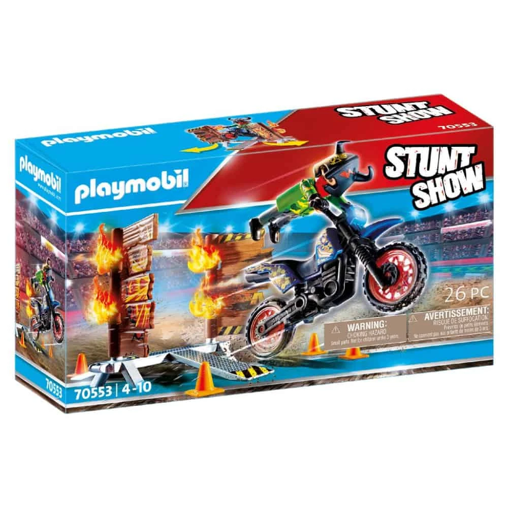 Playmobil Stunt Show Motocross Playset