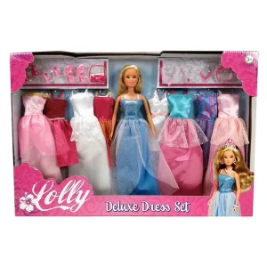 Lolly Fashion Doll With Prom Dress Wardrobe