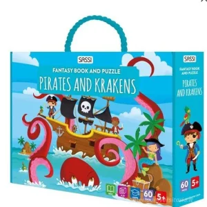 Fantasy Book & Puzzle - Pirates & Krakens