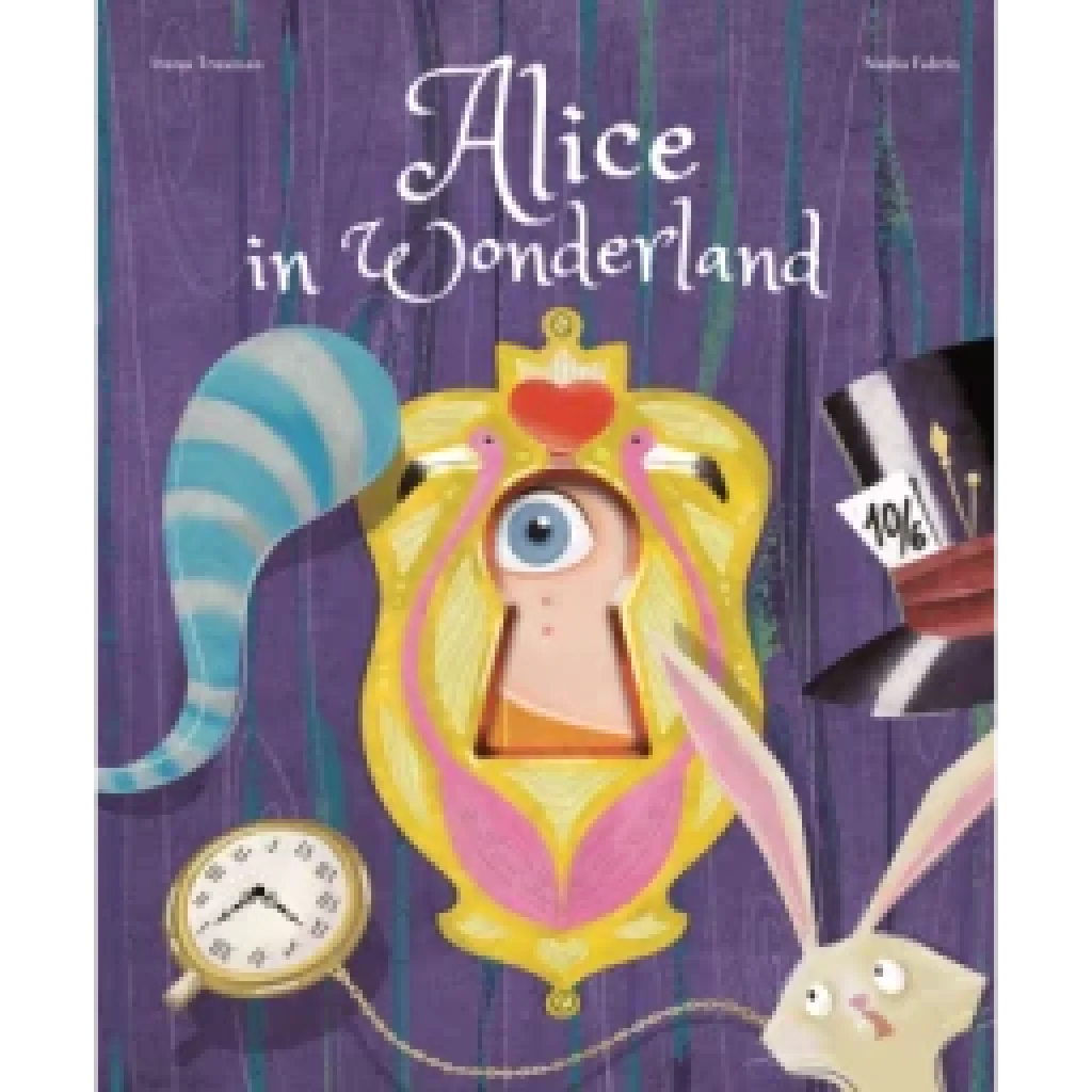 Alice In Wonderland Die-Cut Reading