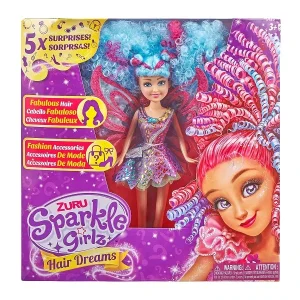 Sparkle Girlz Hair Dreams Doll by Zuru - Blue